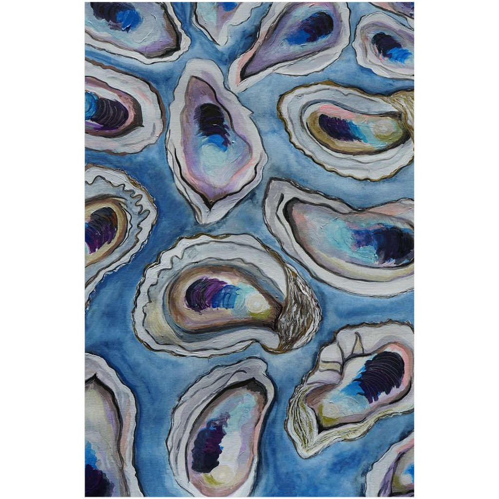 Acrylic Print-Blue Oysters