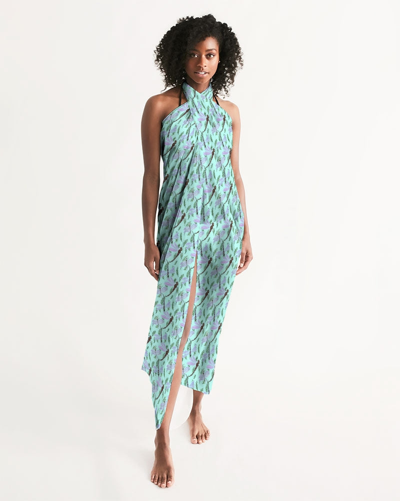 Swim Cover Up-Mint Dragonfly