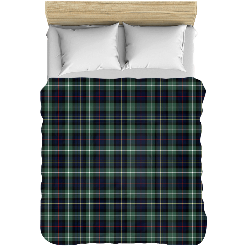 Green Tartan Plaid Microfiber comforter-comforter-TaraHuntDesigns