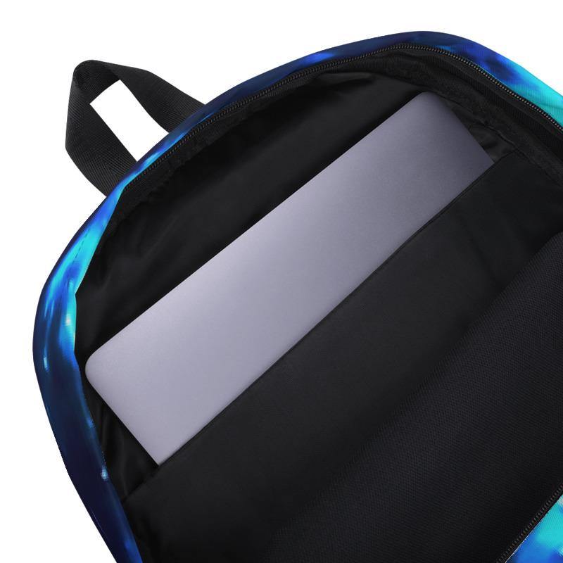Blue Cenote Backpack with laptop pocket-TaraHuntDesigns