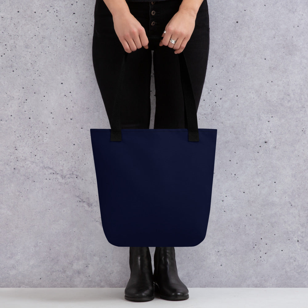 Oysters Tote Bag-Navy