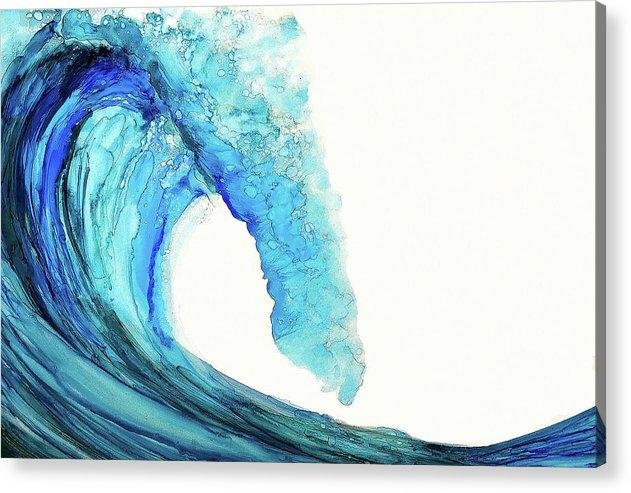 Blue Wave - Acrylic Print-Acrylic Print-TaraHuntDesigns