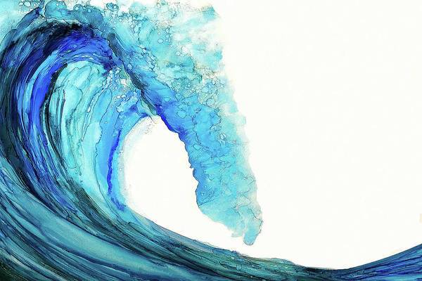 Blue Wave - Art Print-Art Print-TaraHuntDesigns