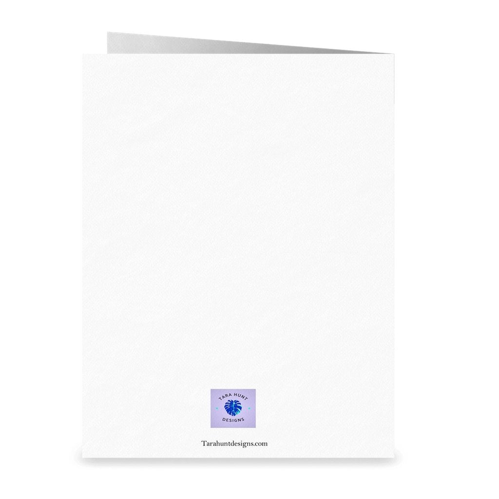 Blue Wave Greeting card-Greeting card-TaraHuntDesigns