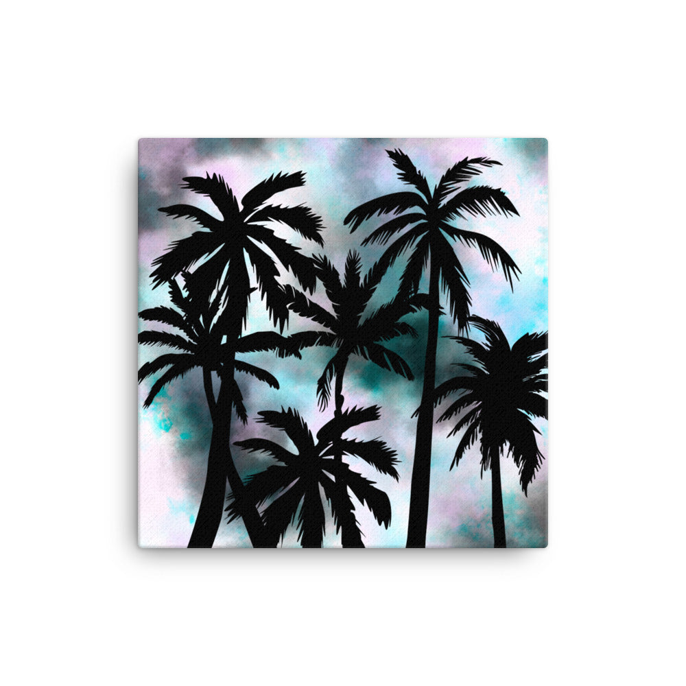 Sunset Palm Canvas