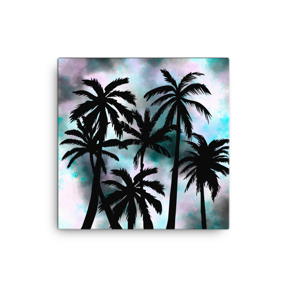 Sunset Palm Canvas