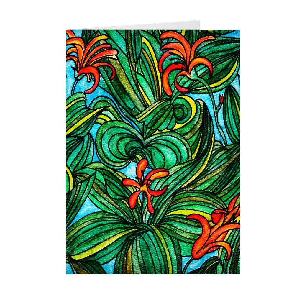 Florida Orange Blossom Art Greeting card-Greeting card-TaraHuntDesigns
