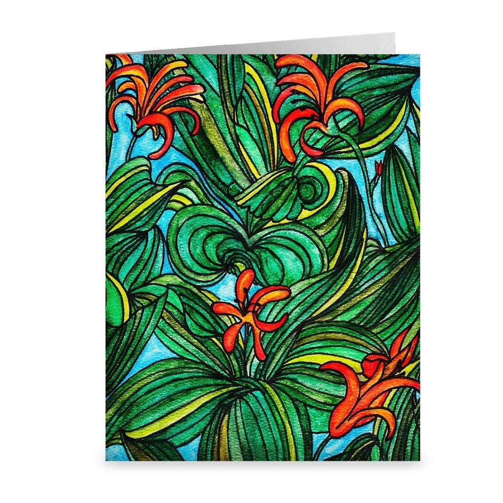 Florida Orange Blossom Art Greeting card-Greeting card-TaraHuntDesigns