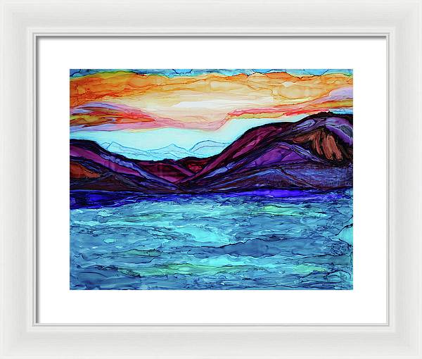 Lake Lure 2 - Framed Print with mat