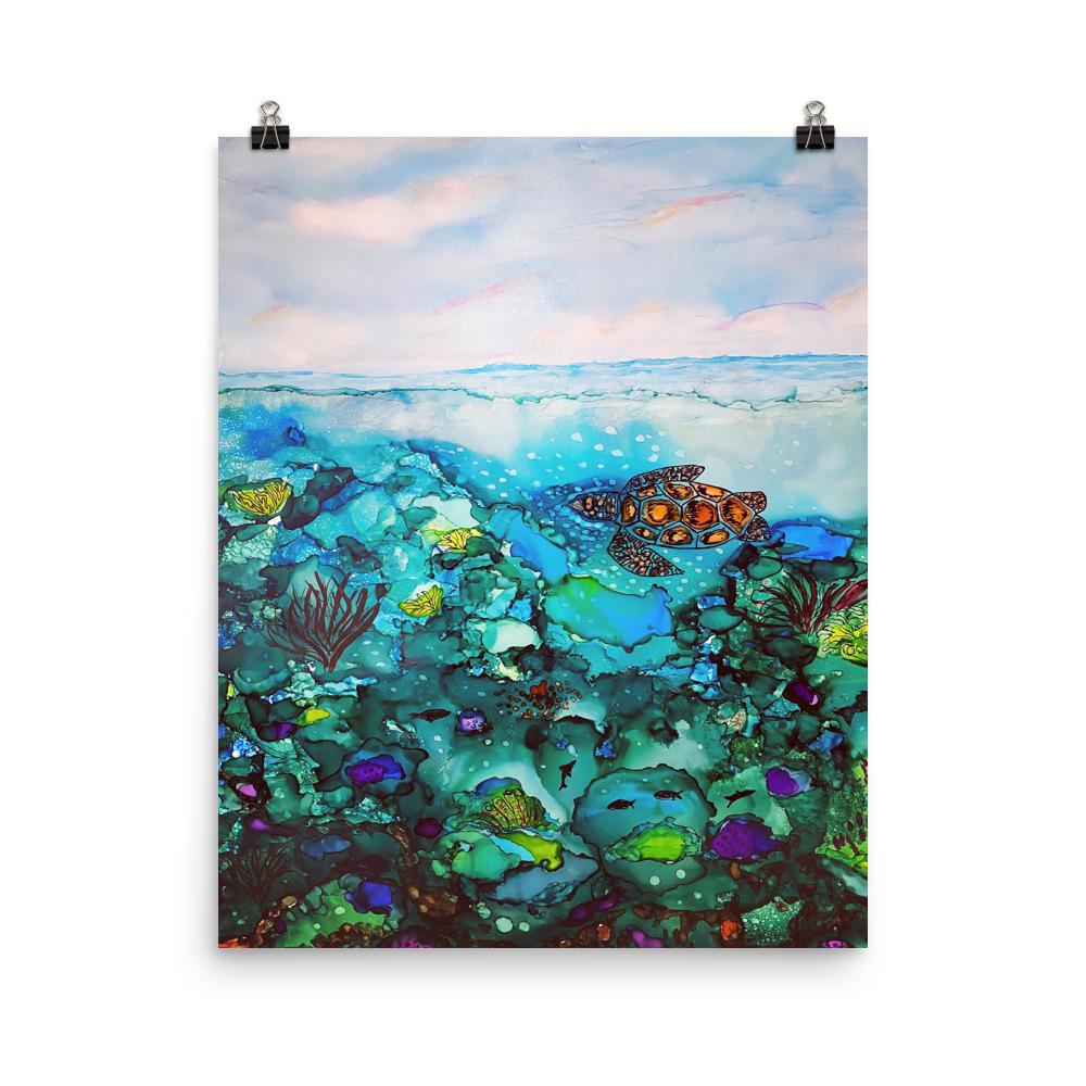 Under the Sea Premium Poster-TaraHuntDesigns