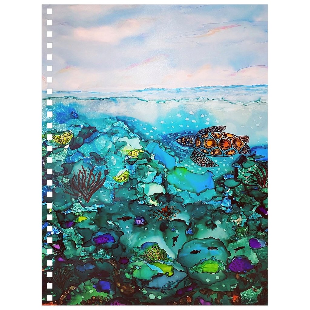 Under the Sea Spiral Notebook (6.5 in. X 8.75 in.)-TaraHuntDesigns