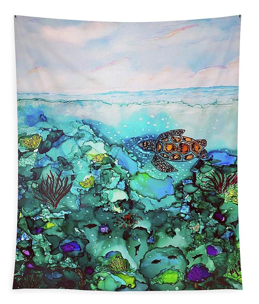 Under The Sea - Tapestry-Tapestry-TaraHuntDesigns